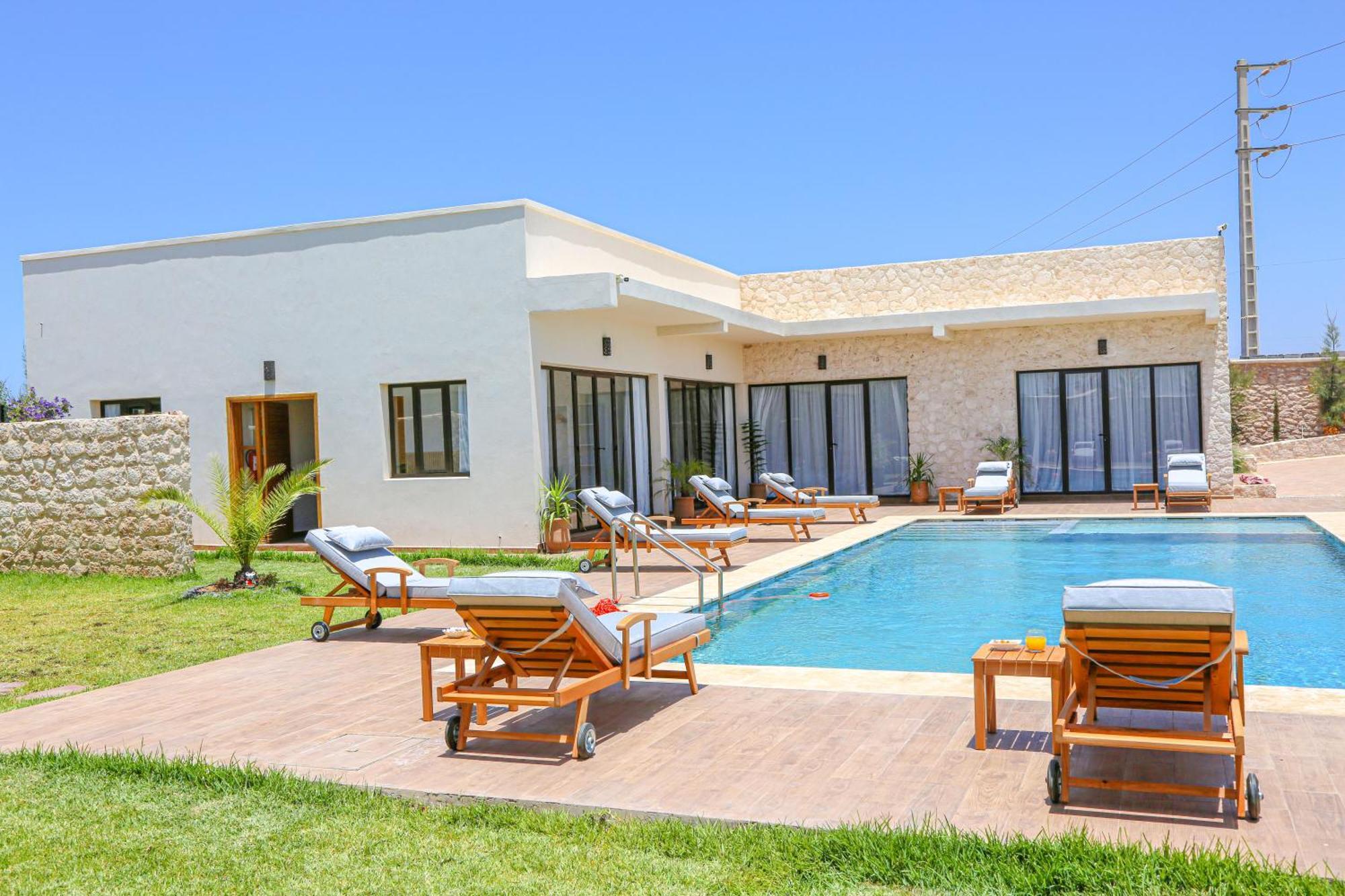 Villa La Rose Bleue - Residence Hoteliere Avec Piscine - Essaouira Eksteriør bilde